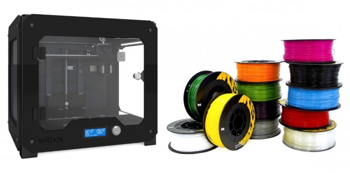 Witbox e as várias cores de PLA