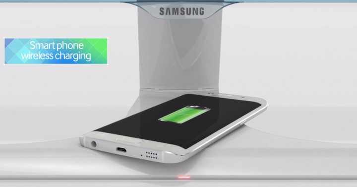 Novo monitor Samsung com carregador sem fios para smartphone