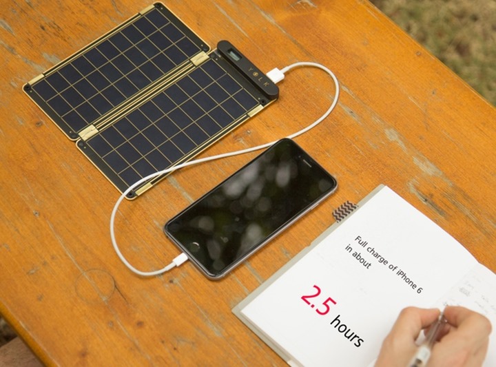 Solar Paper: O mais pequeno e leve carregador solar