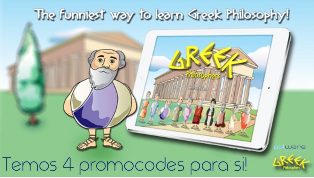 Greek Philosophers: Temos 4 promocodes para oferecer!