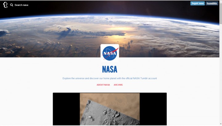 NASA junta-se ao Tumblr para trazer uma “dose regular de espaço”