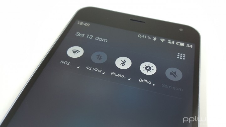Meizu Note 2 - Acções rápidas