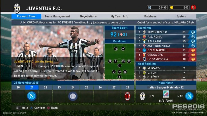Há música em PES 2016