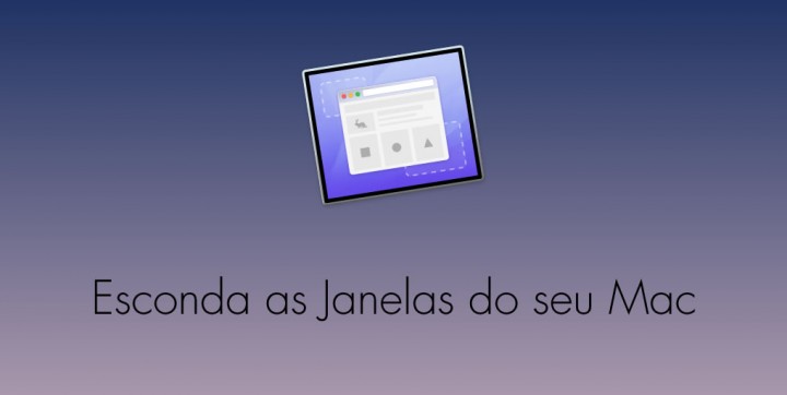 Esconda uma janela inactiva no seu Mac