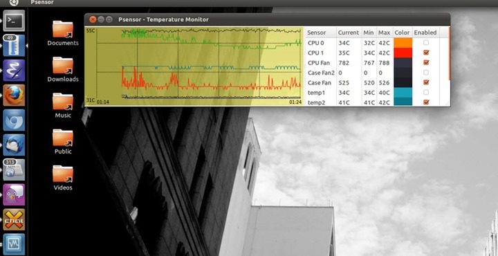 Psensor: Qual a temperatura dos componentes do seu PC?