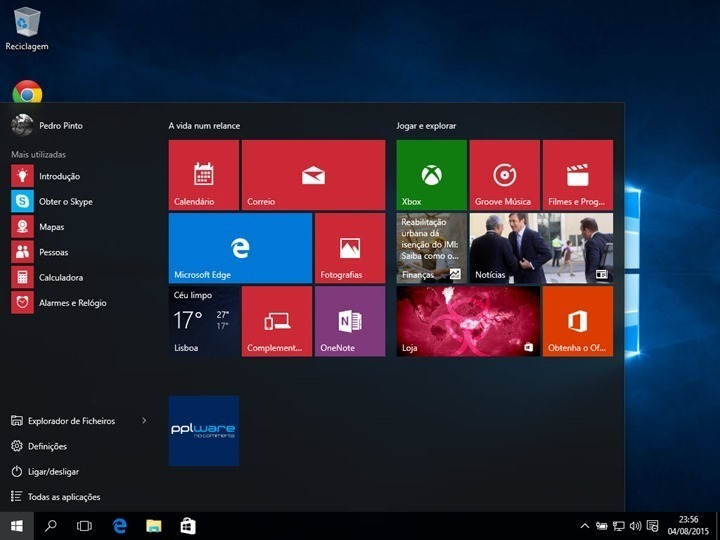 Menu iniciar do Windows 10 vai passar a apresentar publicidade?