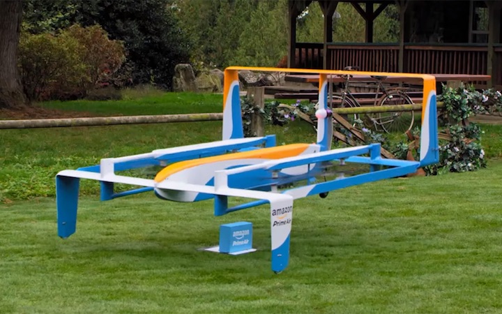 Amazon preparou mais um drone para o seu serviço de entregas