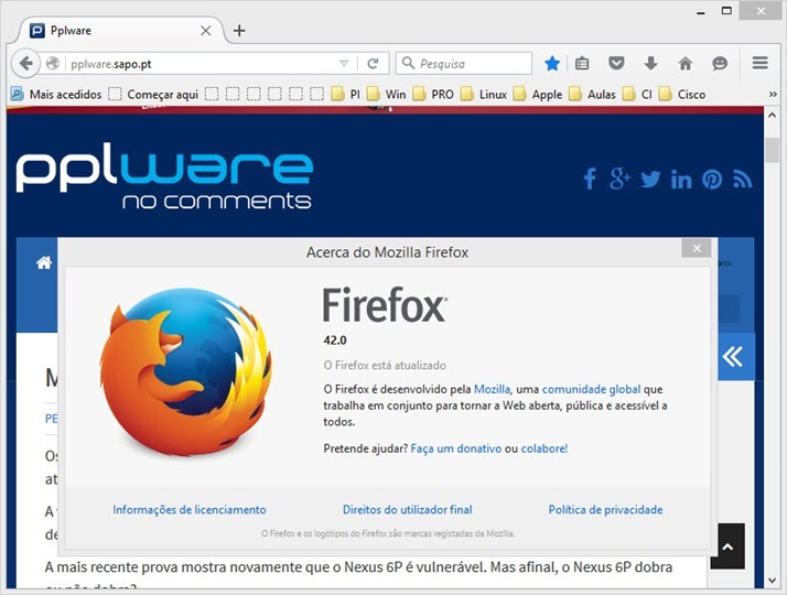 Novo Firefox 42 – Agora já pode navegar sem deixar rasto