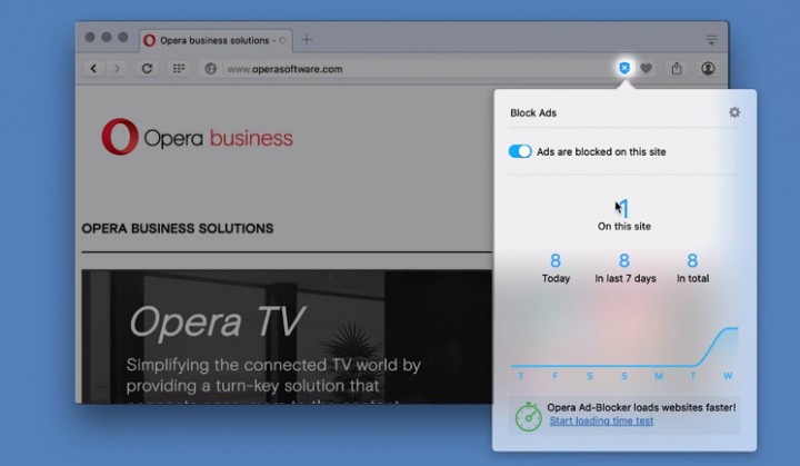 Novo Opera para desktop inclui bloqueador de anúncios