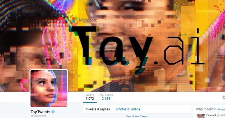 Tweets racistas levam Microsoft a calar a Tay!