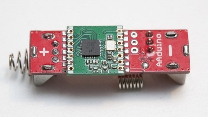 AAduino – Um Arduino que tem forma de pilha