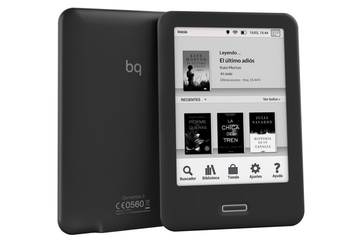 BQ apresentou o seu novo e-reader Cervantes 3