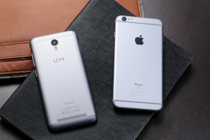 Poderá o UMi Touch ser comparado ao iPhone 6S Plus?