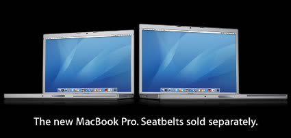 Novos MacBook Pro com Core 2 Duo!