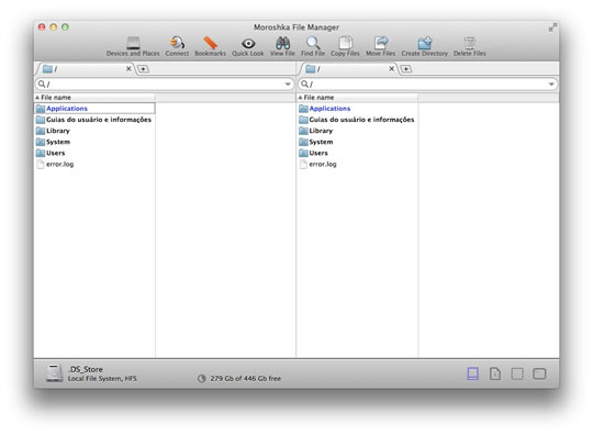 Moroshka File Manager – Total Gestão de Ficheiros no Mac OS X