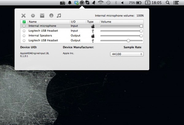 AudioSwitcher 2.17 – Controle um pouco mais o áudio do Mac
