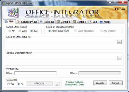 Office 2007 – incluir o SP2 no DVD de instalação