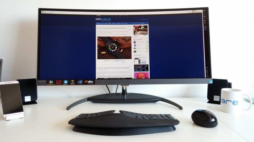 Análise: Monitor curvo UltraWide de 34″ da Philips