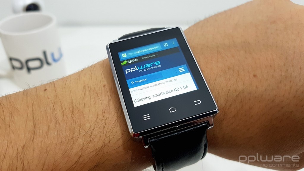 Análise: smartwatch NO.1 D6, um autêntico smartphone de pulso