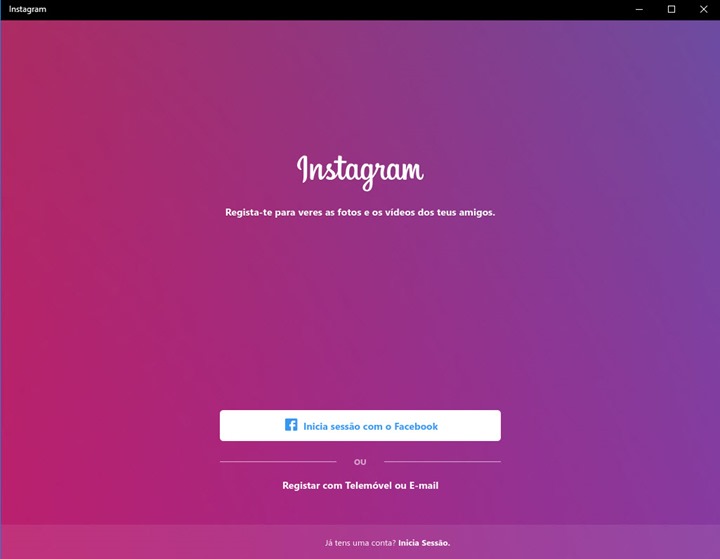 Instagram já está disponível para PCs com Windows 10
