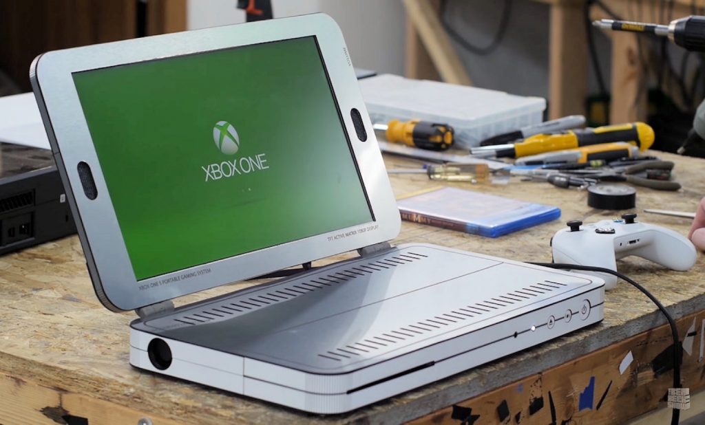 Quer converter uma Xbox One S num portátil? Já alguém o fez