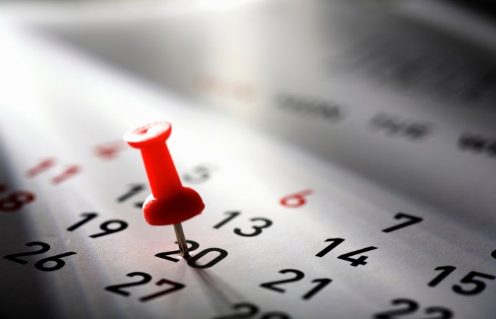 Tenha todas as datas importantes assinaladas no seu calendário