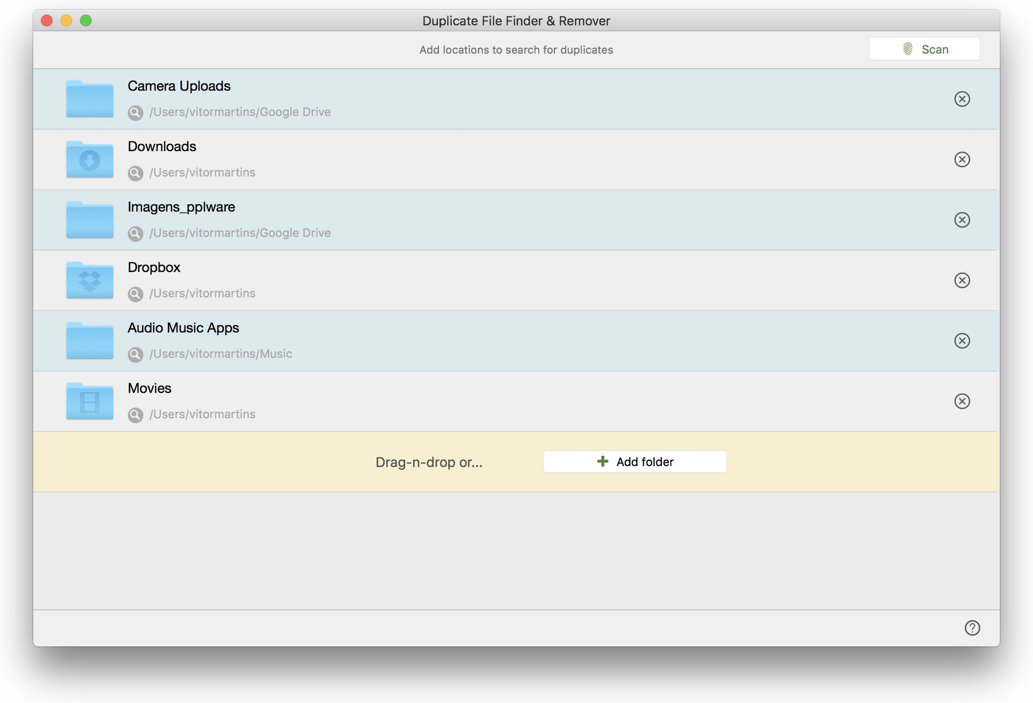 Duplicate File Finder & Remover – Saúde e bem estar do seu Mac