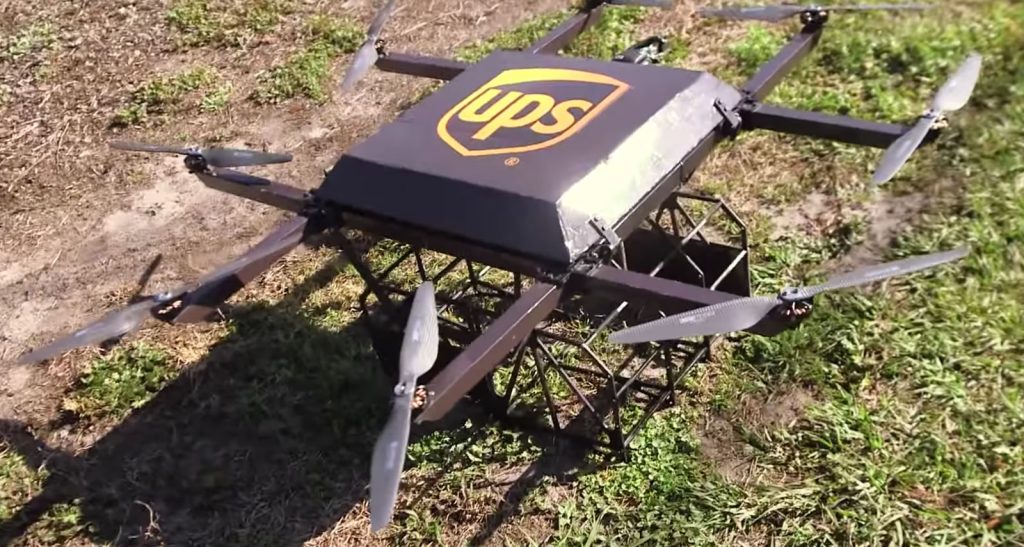 UPS aposta forte no projeto de entregas com drones