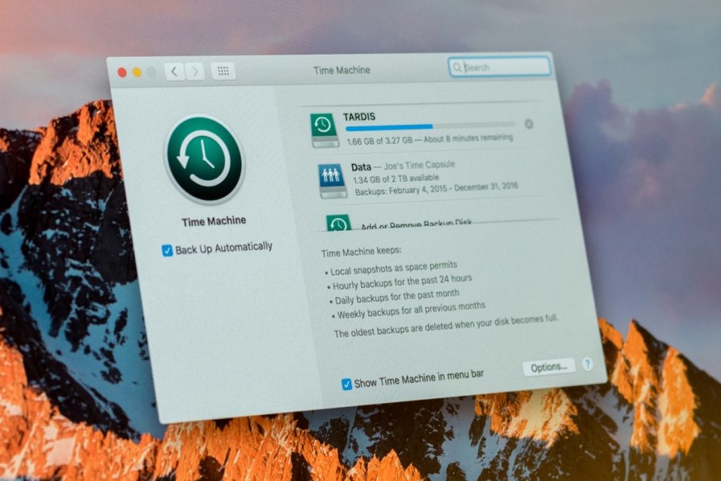 Sabe verificar cópias de segurança da Time Machine no macOS?