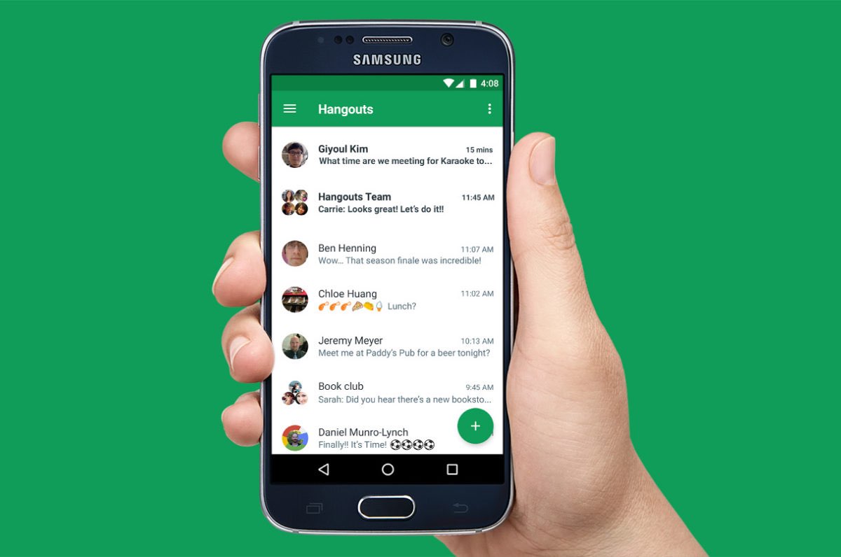 Hangouts da Google vai perder o suporte para SMS