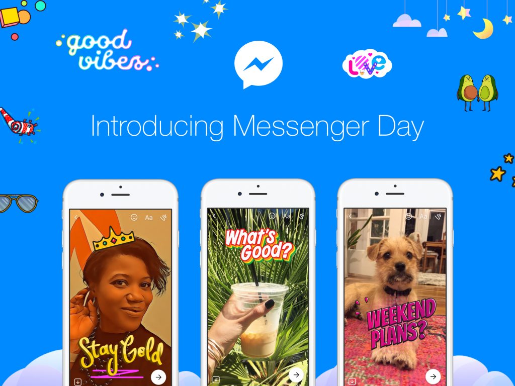 Chegou o Messenger Day, o rival do Snapchat