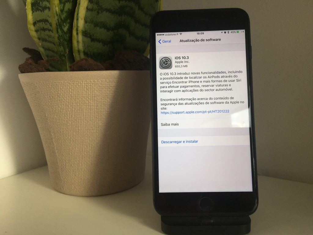 Apple disponibiliza iOS 10.3