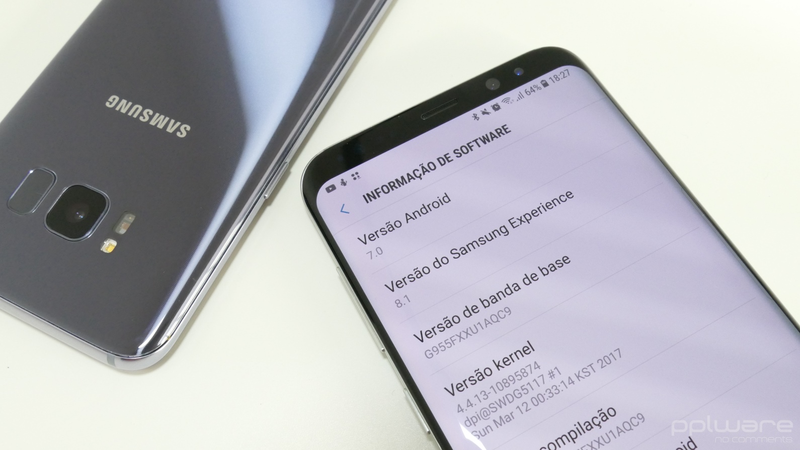 Samsung parou a atualização para o Android Oreo no Galaxy S8