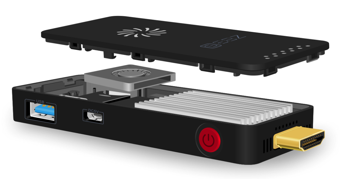 Z83S, o mini PC do tamanho de uma pen USB