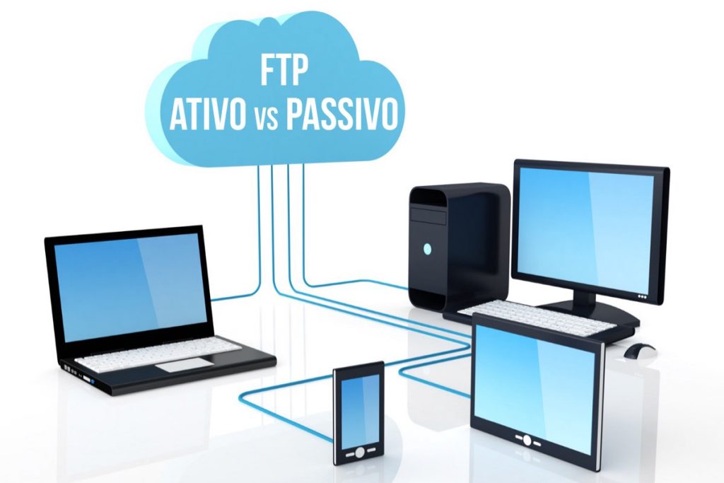 Conheça as diferenças entre o modo FTP ativo e passivo