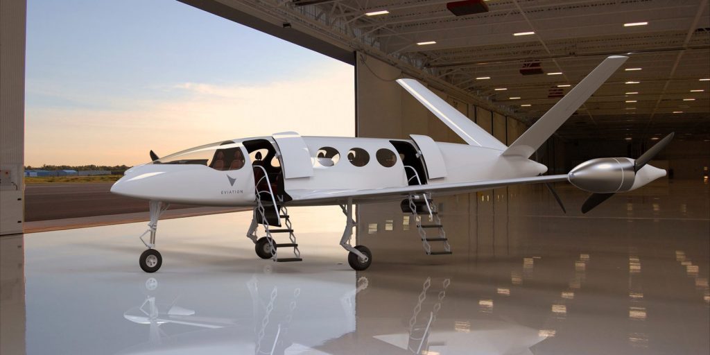 Avião totalmente elétrico pode voar 965 km com uma única carga