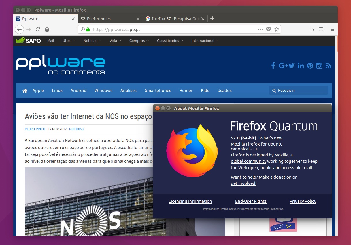 Dica: Instale o fabuloso Firefox 57 Quantum no Ubuntu