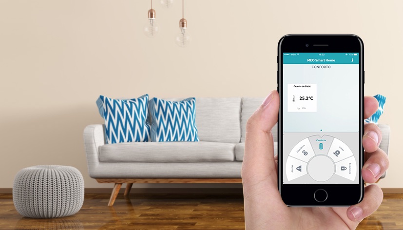 Meo Smart Home: Qual a temperatura e humidade da minha casa?