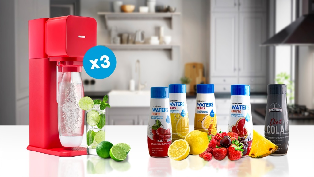 Passatempo: Temos 3 máquinas SodaStream Play para oferecer