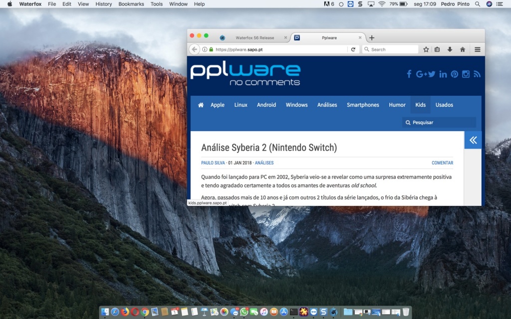 Waterfox: Um browser muito interessante feito para si
