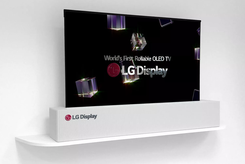 LG Display fez um ecrã de 65″ OLED TV que se enrola