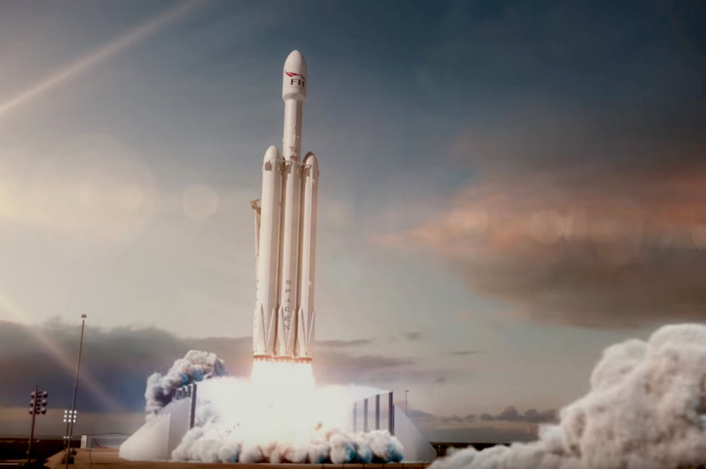 Lançamento do Falcon Heavy da SpaceX foi bem sucedido!