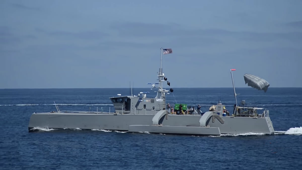 EUA lançam ‘Sea Hunter’, um navio drone que dispensa tripulação