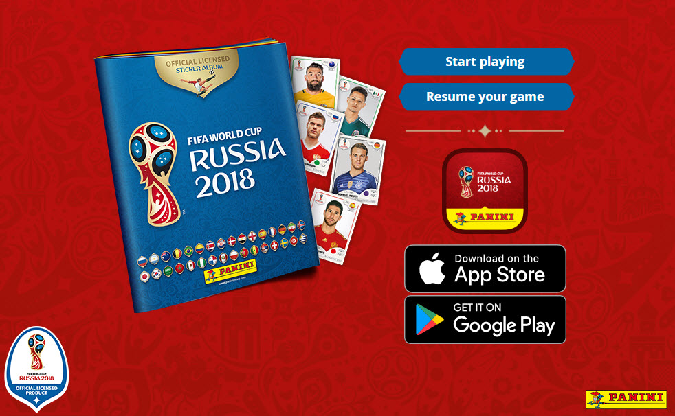 Mundial 2018: Complete a caderneta digital de cromos Panini