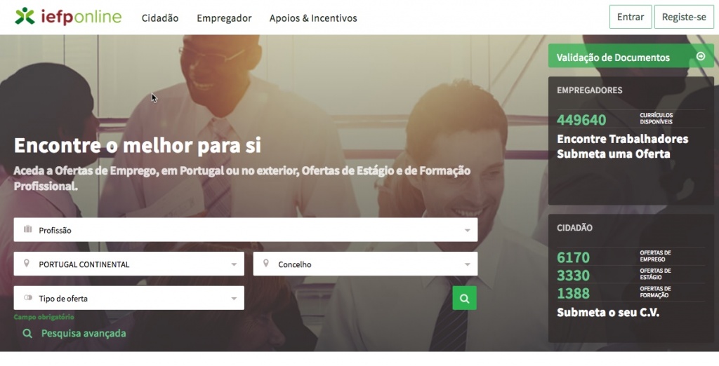 Conheça o novo portal de emprego e formação do IEFP
