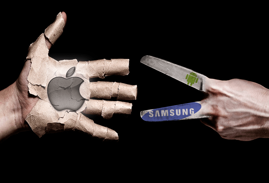 Apple quer que Samsung pague mil milhões de dólares