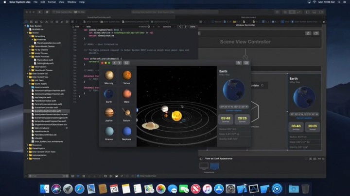 macOS Apple dark mode
