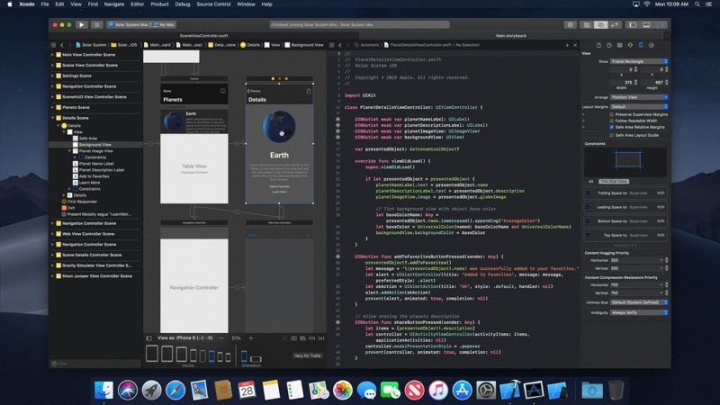 macOS Apple dark mode