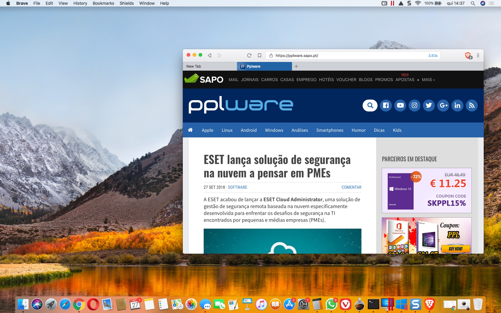 Brave: O browser que é 2x mais rápido no Desktop e 8x no mobile