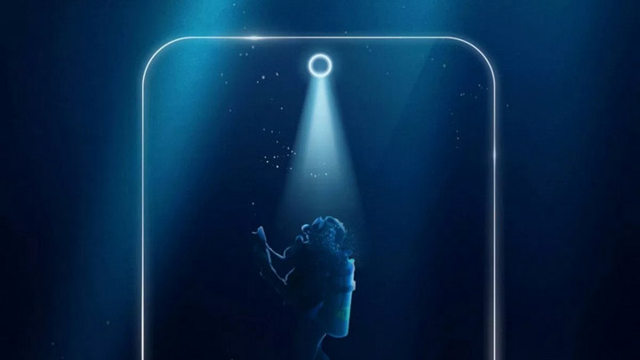 As imagens dos primeiros smartphones com câmara no ecrã